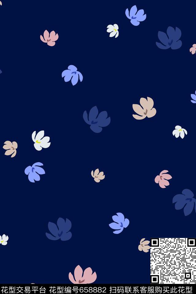 商务休闲小花花朵传统印花华亿平台下载（图片编号: 658882） - 瓦栏（Walan）