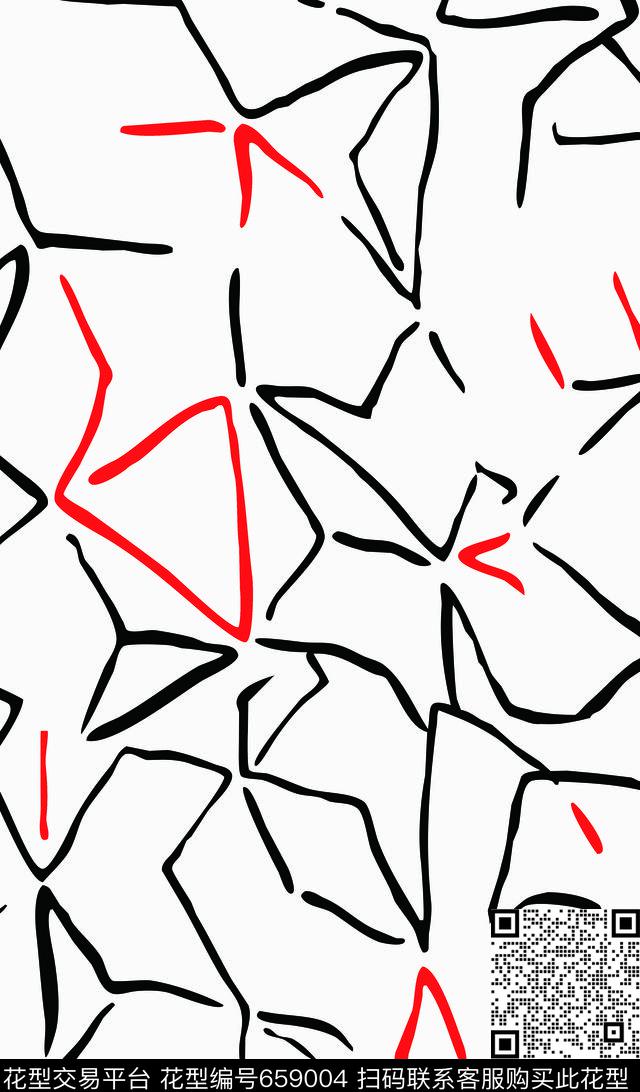 方格不规则几何几何数码印花华亿平台下载（图片编号: 659004） - 瓦栏（Walan）