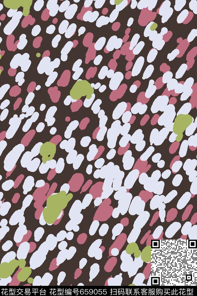 抽象肌理女装趣味传统印花华亿平台下载（图片编号: 659055） - 瓦栏（Walan）