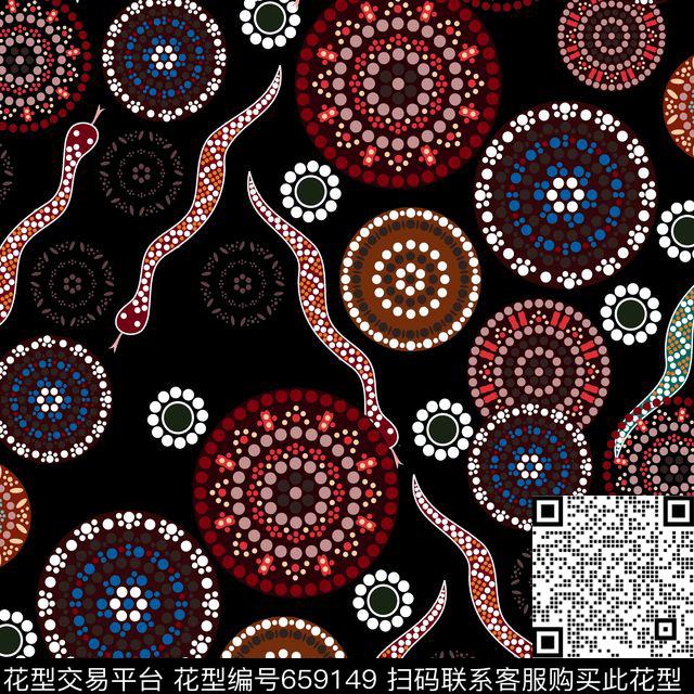 欧美瓷器民族风数码印花华亿平台下载（图片编号: 659149） - 瓦栏（Walan）