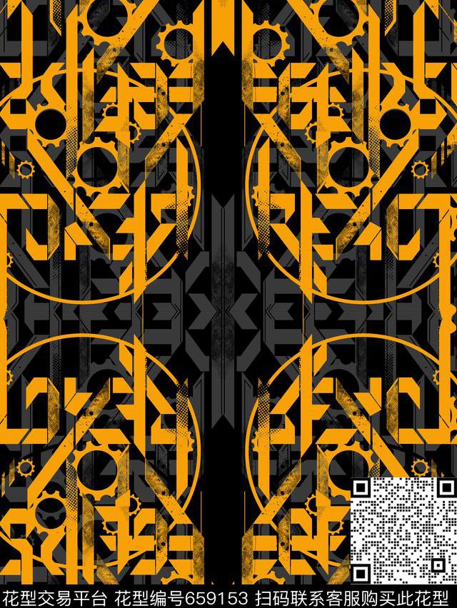 时尚男装数码印花华亿平台下载（图片编号: 659153） - 瓦栏（Walan）