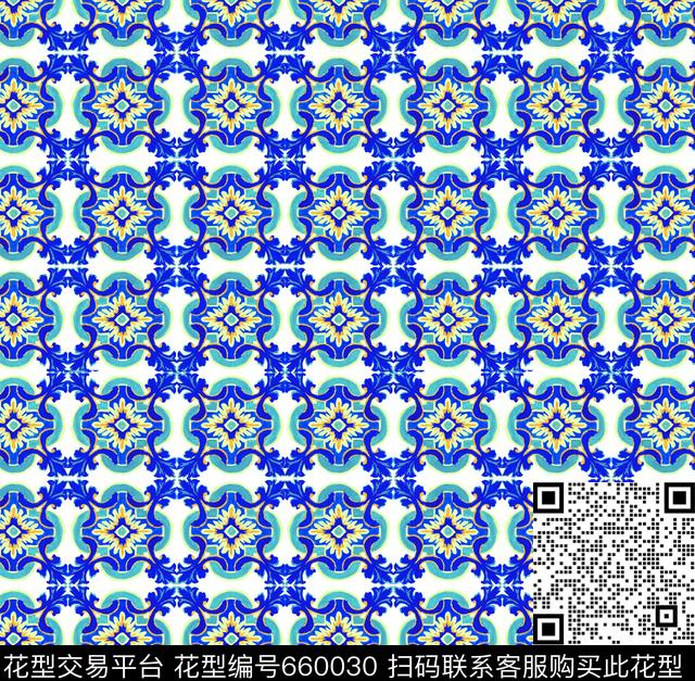 民族风格时尚女装时尚泳装瓷砖印花传统印花华亿平台下载（图片编号: 660030） - 瓦栏（Walan）