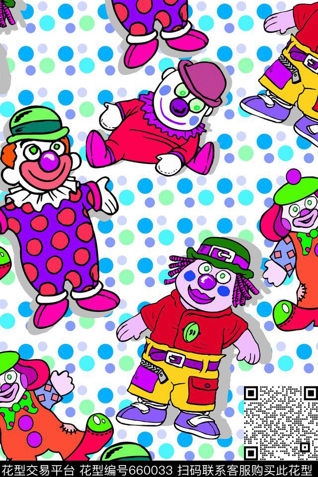 儿童泳装卡通婴童波点传统印花华亿平台下载（图片编号: 660033） - 瓦栏（Walan）