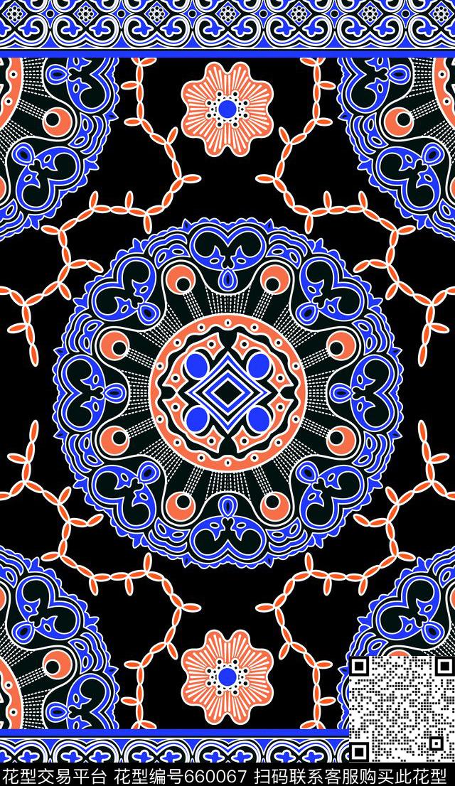 宫廷风Fei-女装部落数码印花华亿平台下载（图片编号: 660067） - 瓦栏（Walan）