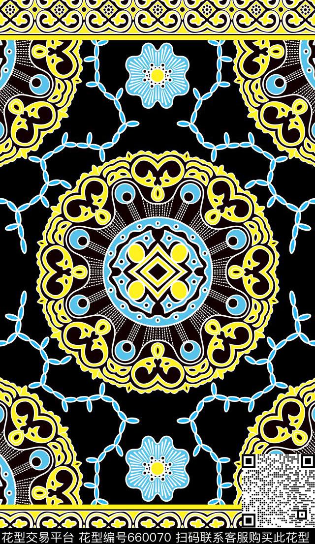 宫廷风Fei-女装部落数码印花华亿平台下载（图片编号: 660070） - 瓦栏（Walan）