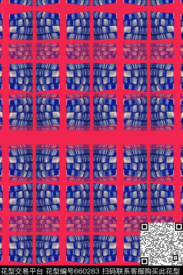 几何炫彩夏日风光泳装数码印花华亿平台下载（图片编号: 660283） - 瓦栏（Walan）