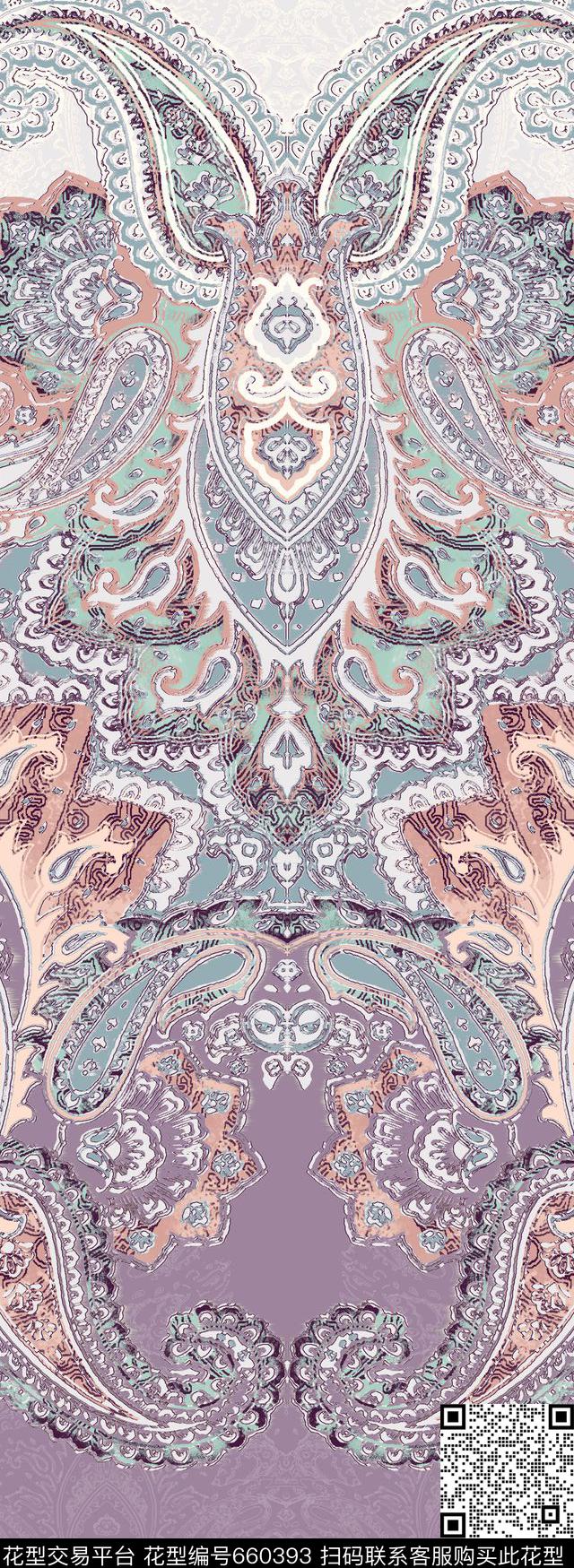 巴洛克传统印花华亿平台下载（图片编号: 660393） - 瓦栏（Walan）