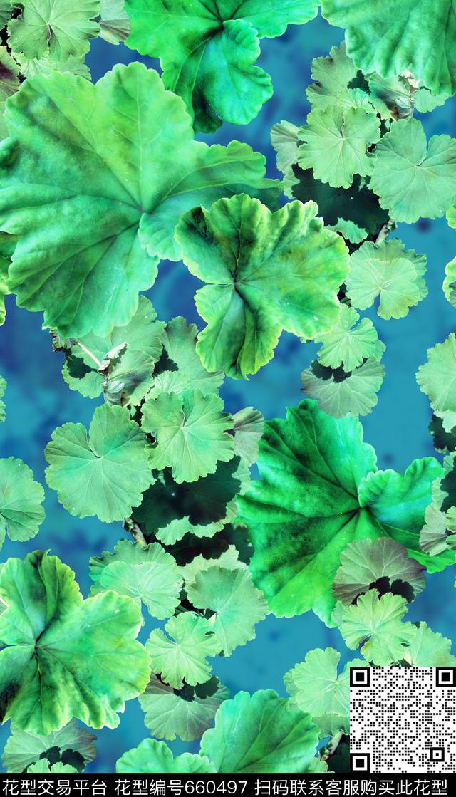 树叶、云彩、纹理数码印花华亿平台下载（图片编号: 660497） - 瓦栏（Walan）