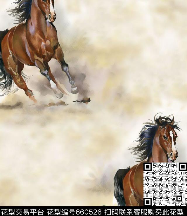 奔腾的马数码印花华亿平台下载（图片编号: 660526） - 瓦栏（Walan）