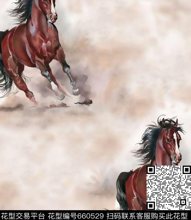 奔腾的马数码印花华亿平台下载（图片编号: 660529） - 瓦栏（Walan）