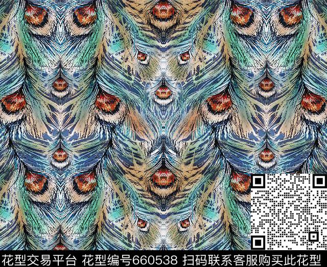 卡通条纹大牌风数码印花华亿平台下载（图片编号: 660538） - 瓦栏（Walan）