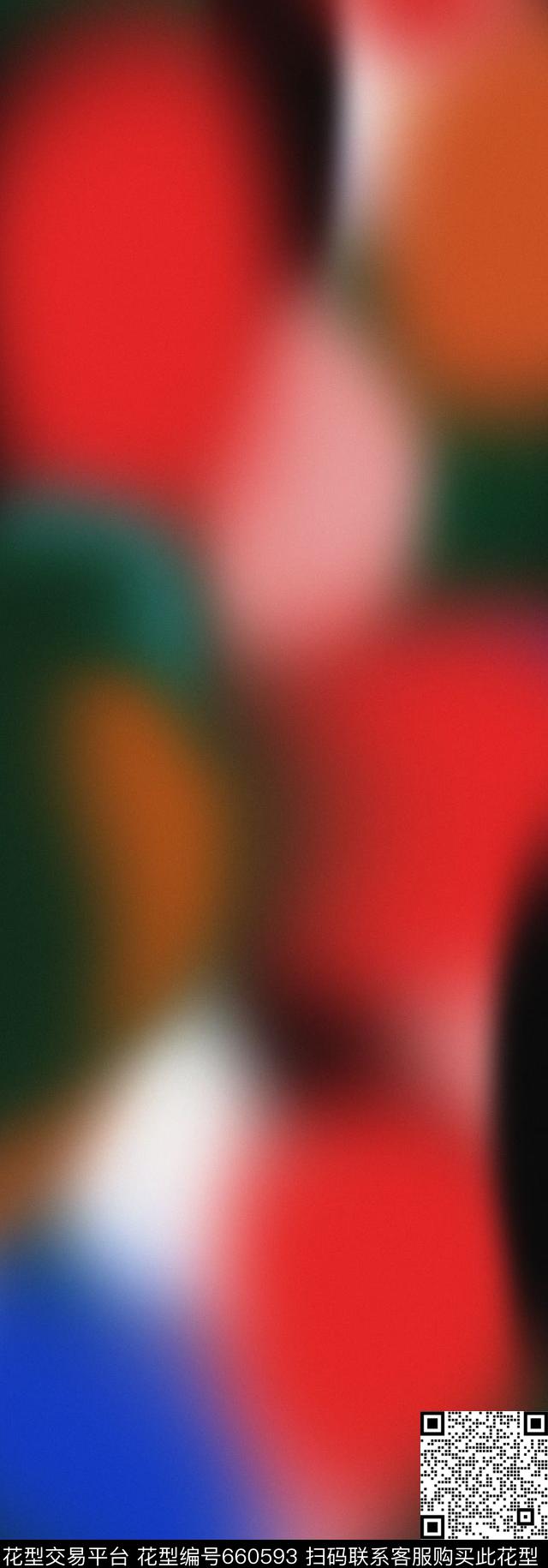 梦幻抽象几何丝巾长巾数码印花华亿平台下载（图片编号: 660593） - 瓦栏（Walan）