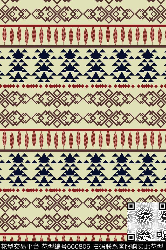 三角形传统叶子传统印花华亿平台下载（图片编号: 660806） - 瓦栏（Walan）