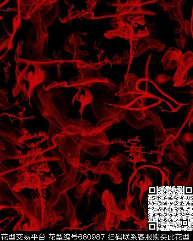 Fei-花纹肌理Fei-欧美风透明数码印花华亿平台下载（图片编号: 660987） - 瓦栏（Walan）