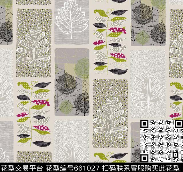 时尚休闲方格传统印花华亿平台下载（图片编号: 661027） - 瓦栏（Walan）