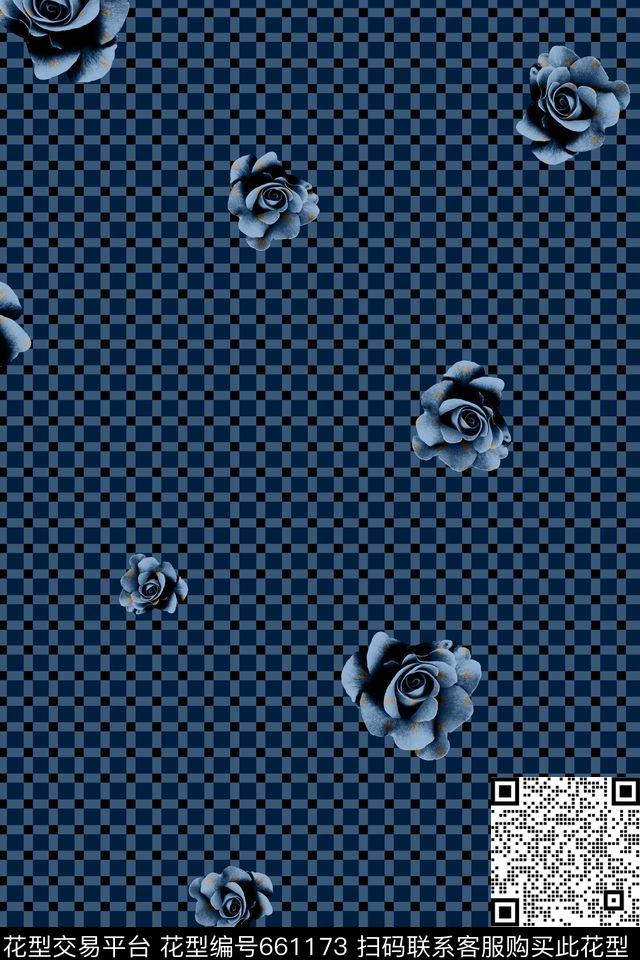 商务休闲男装小花数码印花华亿平台下载（图片编号: 661173） - 瓦栏（Walan）