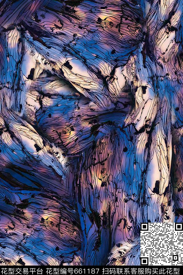 山川田野风景数码印花华亿平台下载（图片编号: 661187） - 瓦栏（Walan）