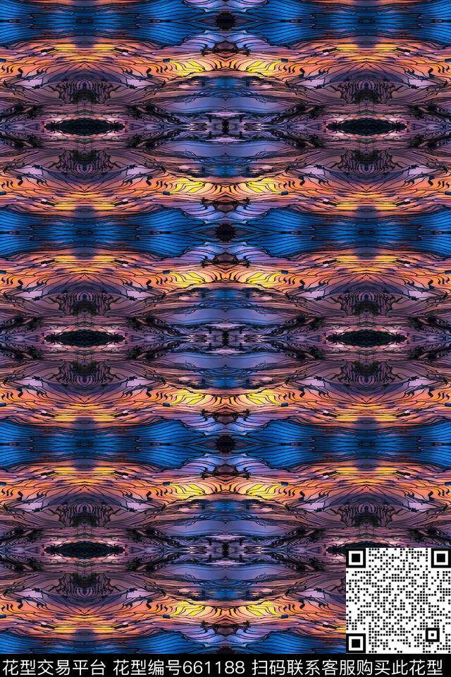 山川泳装风景数码印花华亿平台下载（图片编号: 661188） - 瓦栏（Walan）