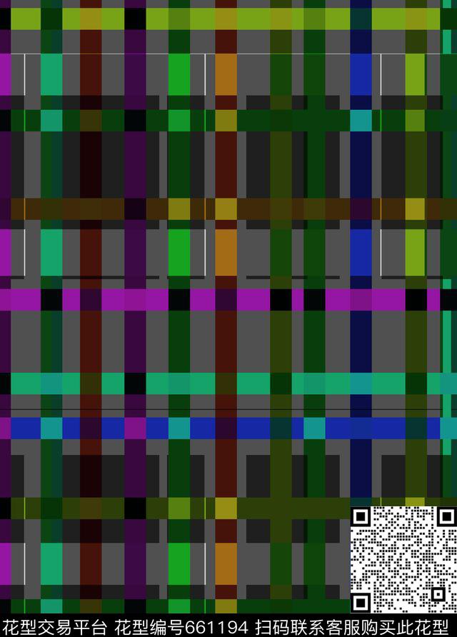 千鸟格螺旋G字母数码印花华亿平台下载（图片编号: 661194） - 瓦栏（Walan）