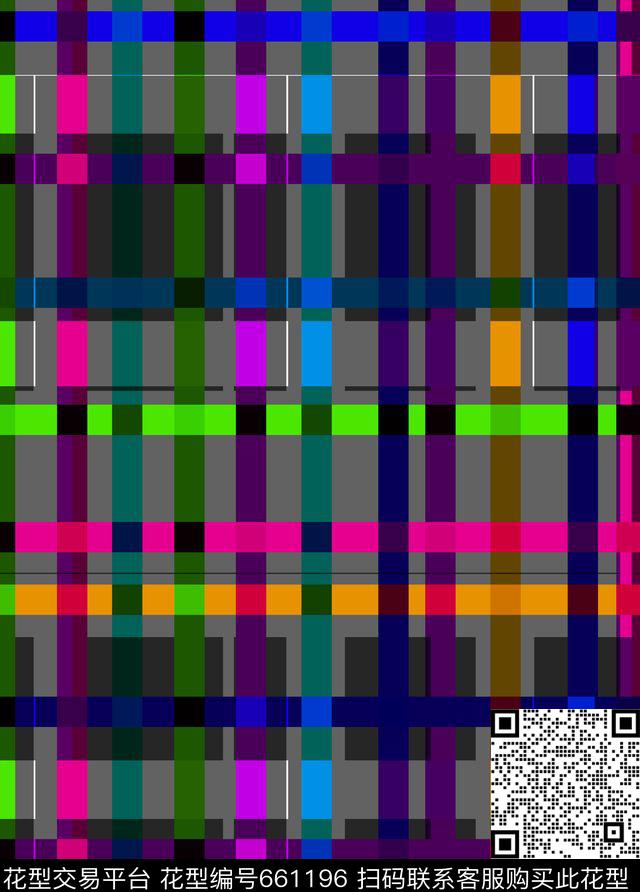 千鸟格螺旋G字母数码印花华亿平台下载（图片编号: 661196） - 瓦栏（Walan）