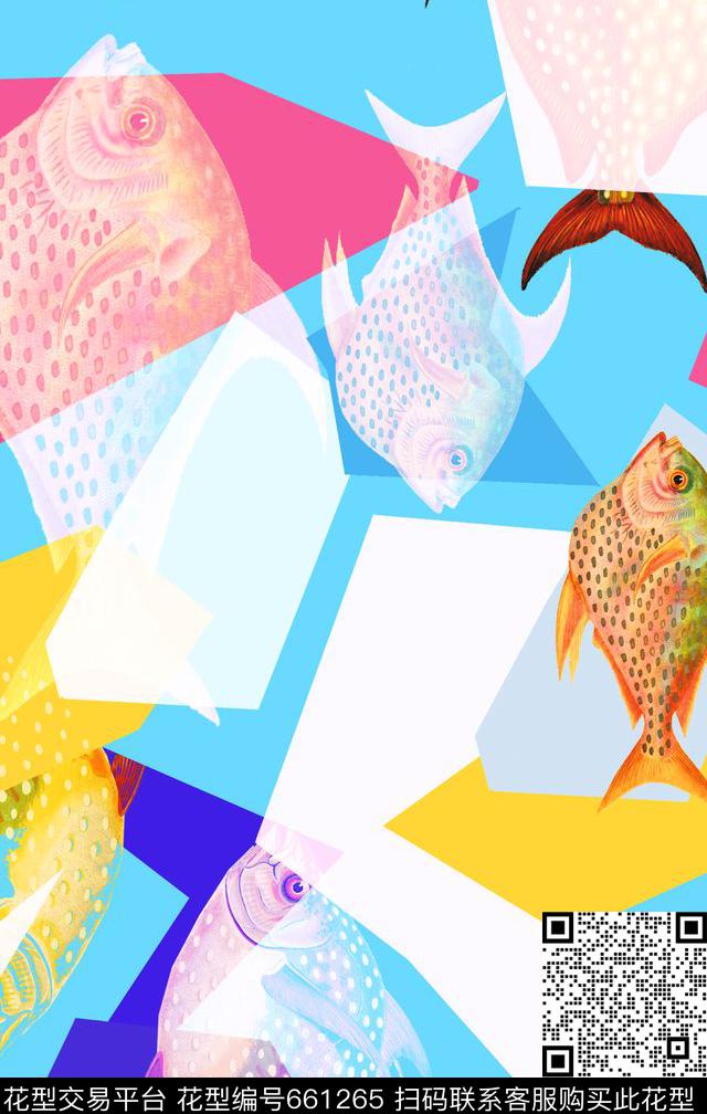 MAX-女装花卉色块方格数码印花华亿平台下载（图片编号: 661265） - 瓦栏（Walan）