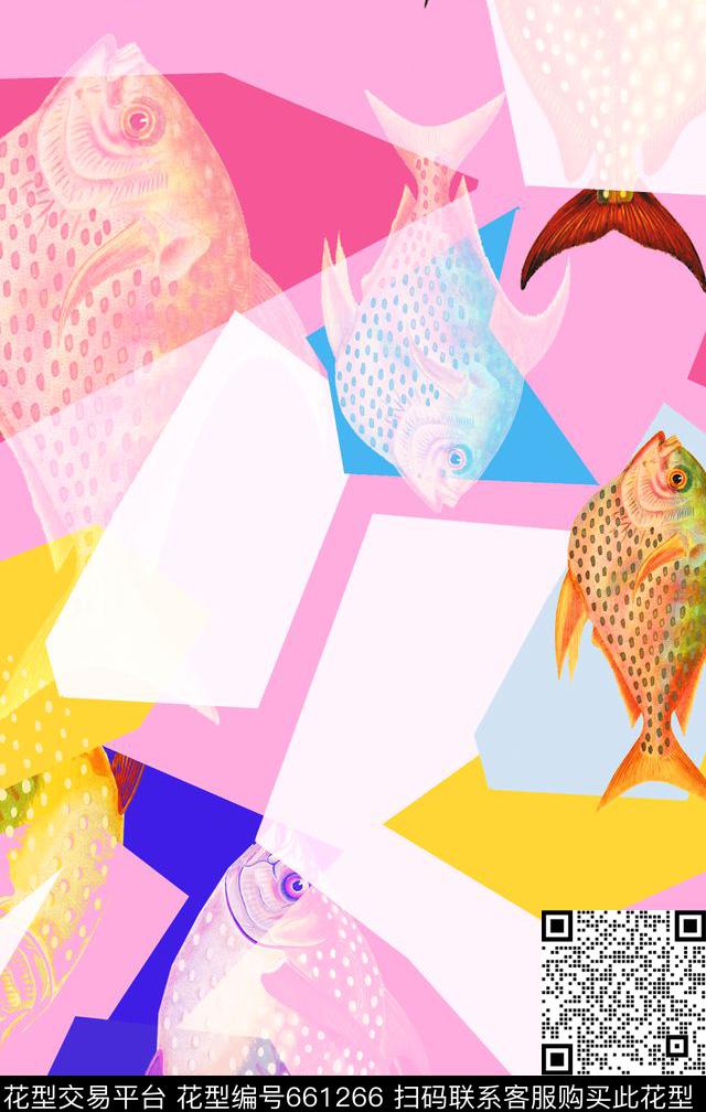 MAX-女装花卉色块方格数码印花华亿平台下载（图片编号: 661266） - 瓦栏（Walan）