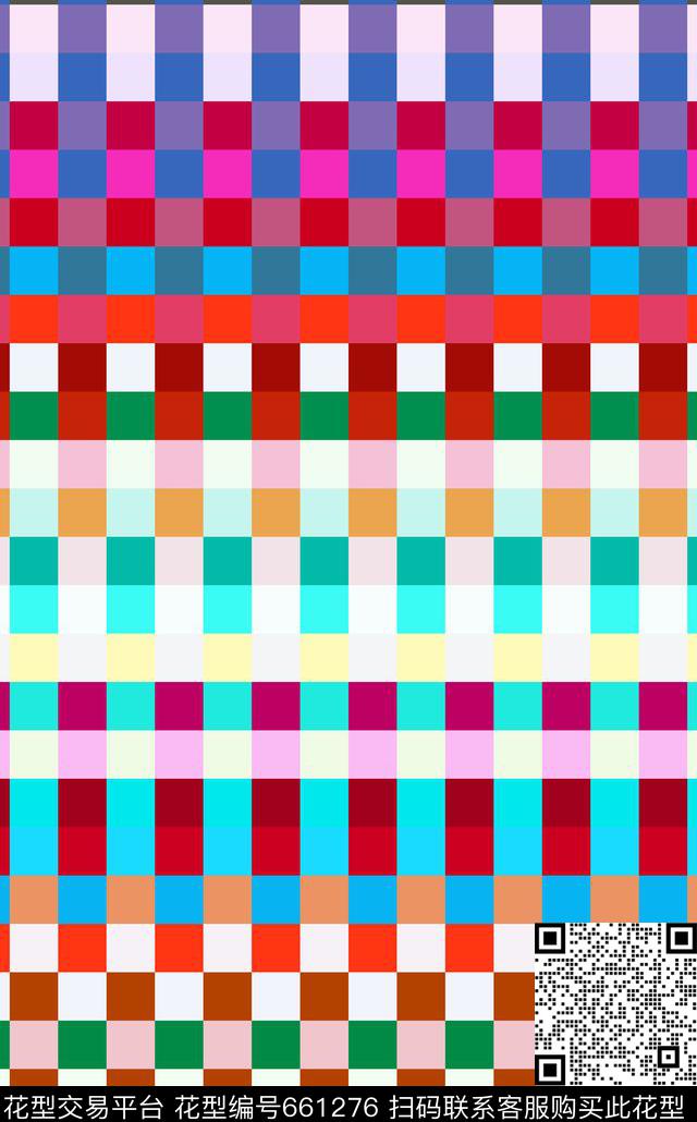 条纹方格苏格兰格传统印花华亿平台下载（图片编号: 661276） - 瓦栏（Walan）