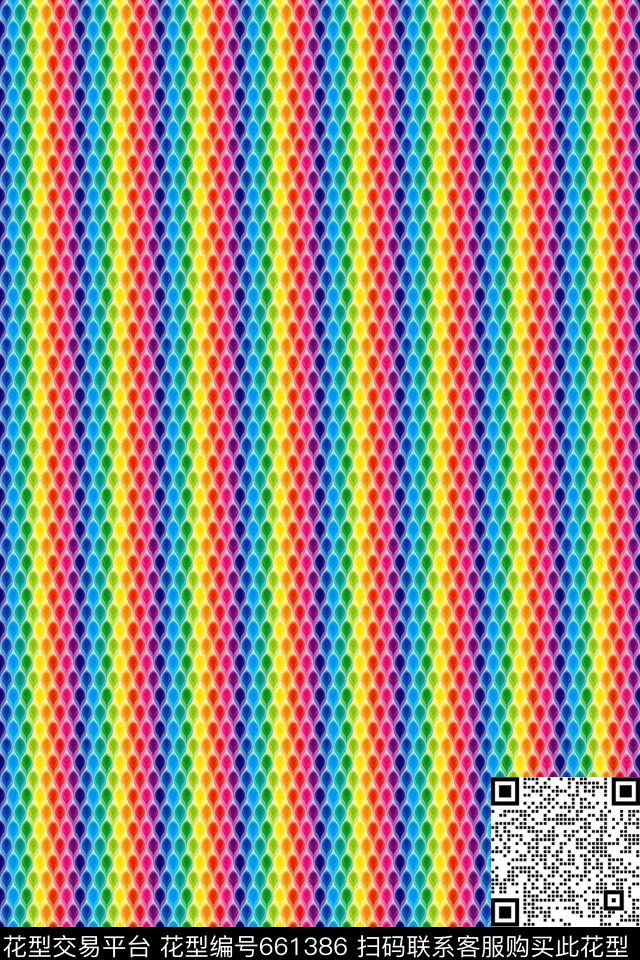 水彩几何泳装数码印花华亿平台下载（图片编号: 661386） - 瓦栏（Walan）