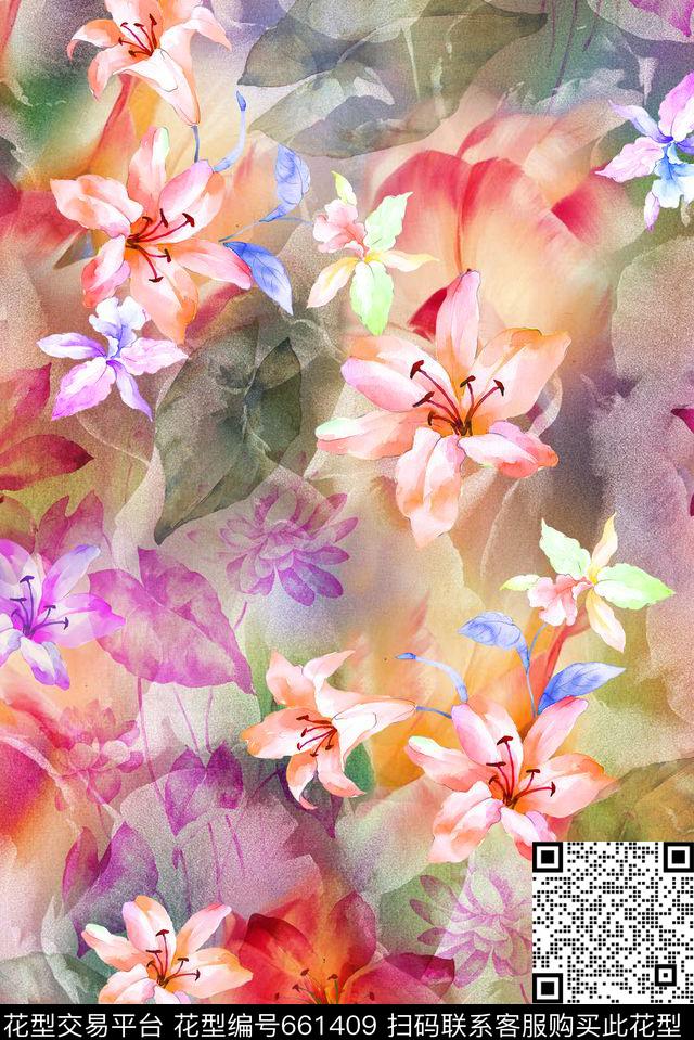 零点--泳装零点--女装数码数码印花华亿平台下载（图片编号: 661409） - 瓦栏（Walan）