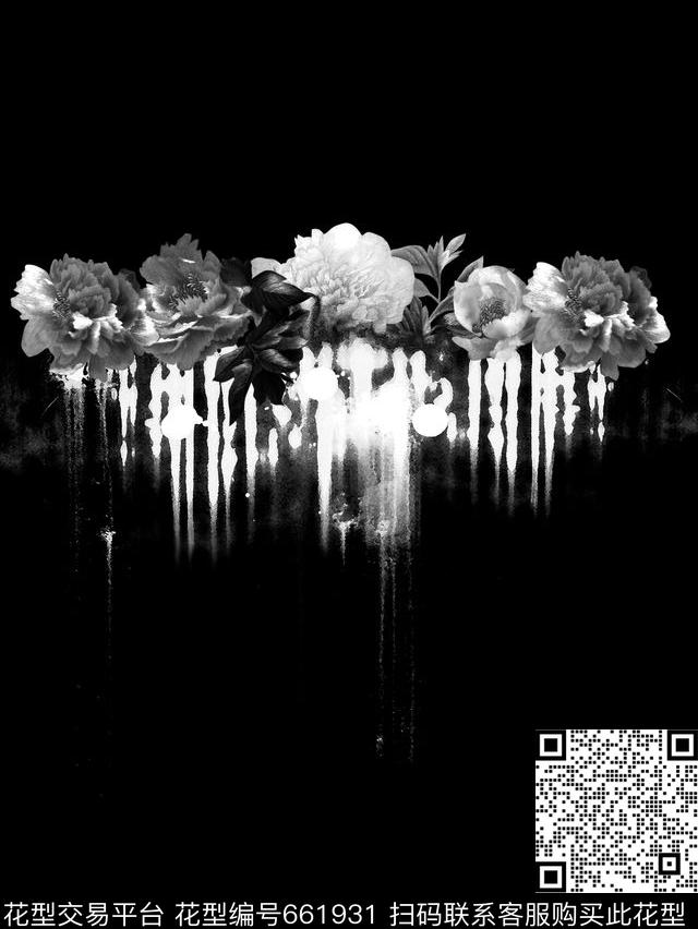 原创抽象男装油漆时尚华亿平台适用于t恤卫衣夹克衬衫数码印花华亿平台下载（图片编号: 661931） - 瓦栏（Walan）