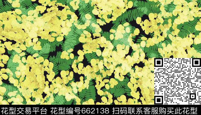 雨林密踪热带植物花卉抽象花卉数码印花华亿平台下载（图片编号: 662138） - 瓦栏（Walan）