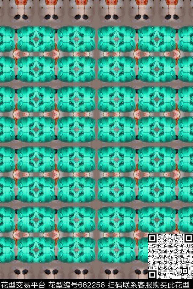 几何炫彩抽象梦幻女士泳装数码印花华亿平台下载（图片编号: 662256） - 瓦栏（Walan）