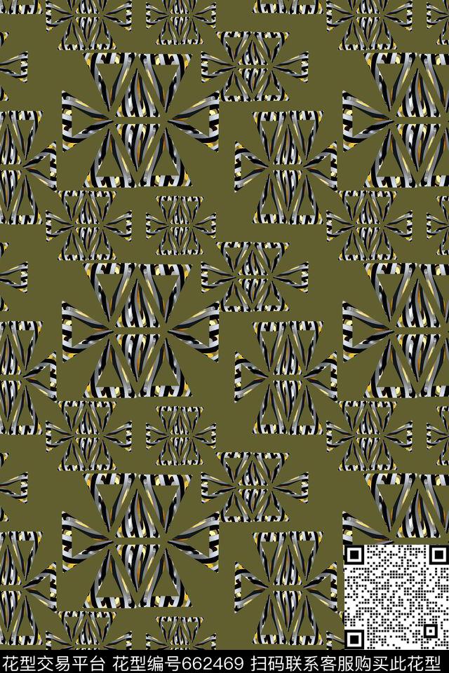 男士泳装炫彩几何拼贴数码印花华亿平台下载（图片编号: 662469） - 瓦栏（Walan）