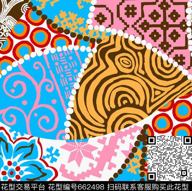 少女系列民族风中国风传统印花华亿平台下载（图片编号: 662498） - 瓦栏（Walan）