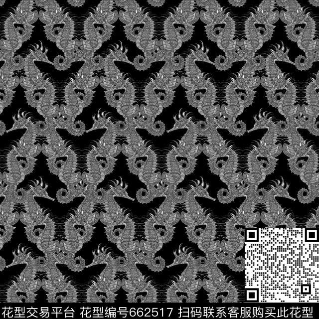 时尚男装西服外套夹克佩斯利佩斯利民族花纹海马传统印花华亿平台下载（图片编号: 662517） - 瓦栏（Walan）