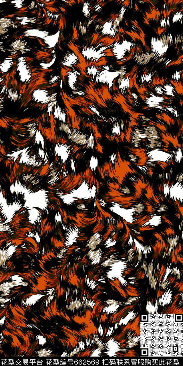 秋冬男装豹纹数码印花华亿平台下载（图片编号: 662569） - 瓦栏（Walan）