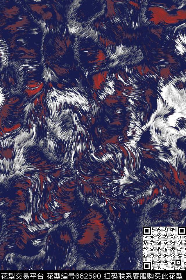 秋冬男装豹纹数码印花华亿平台下载（图片编号: 662590） - 瓦栏（Walan）