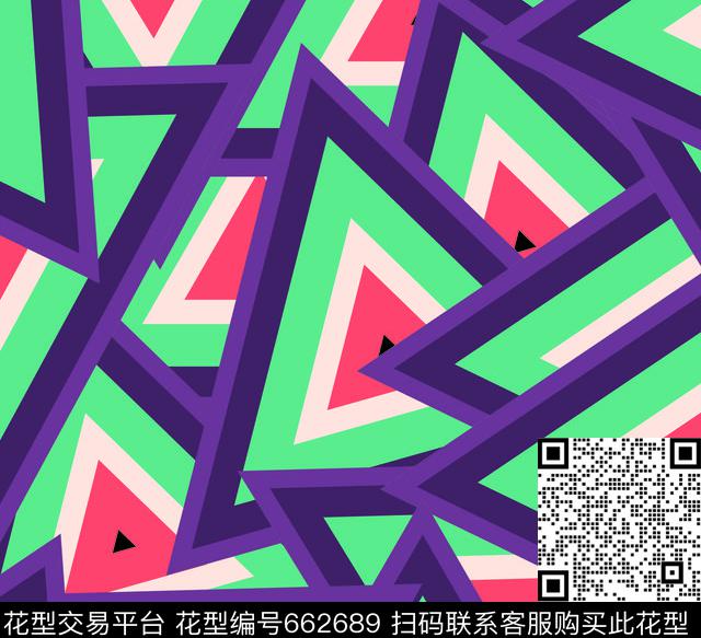 淑女大牌风莫妮卡-几何华亿平台传统印花华亿平台下载（图片编号: 662689） - 瓦栏（Walan）