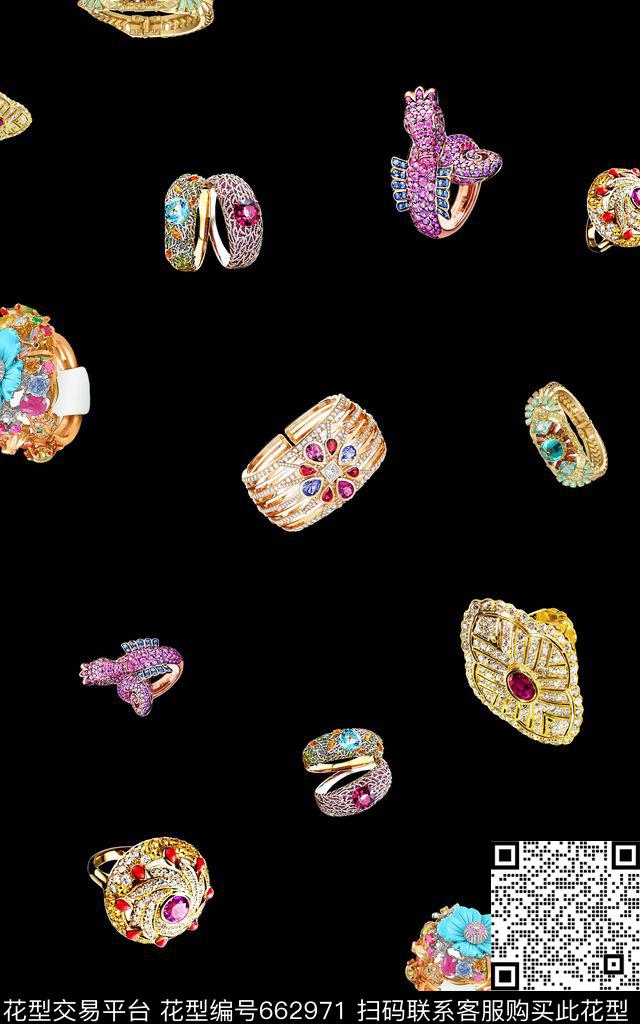 珠宝宝石手镯数码印花华亿平台下载（图片编号: 662971） - 瓦栏（Walan）