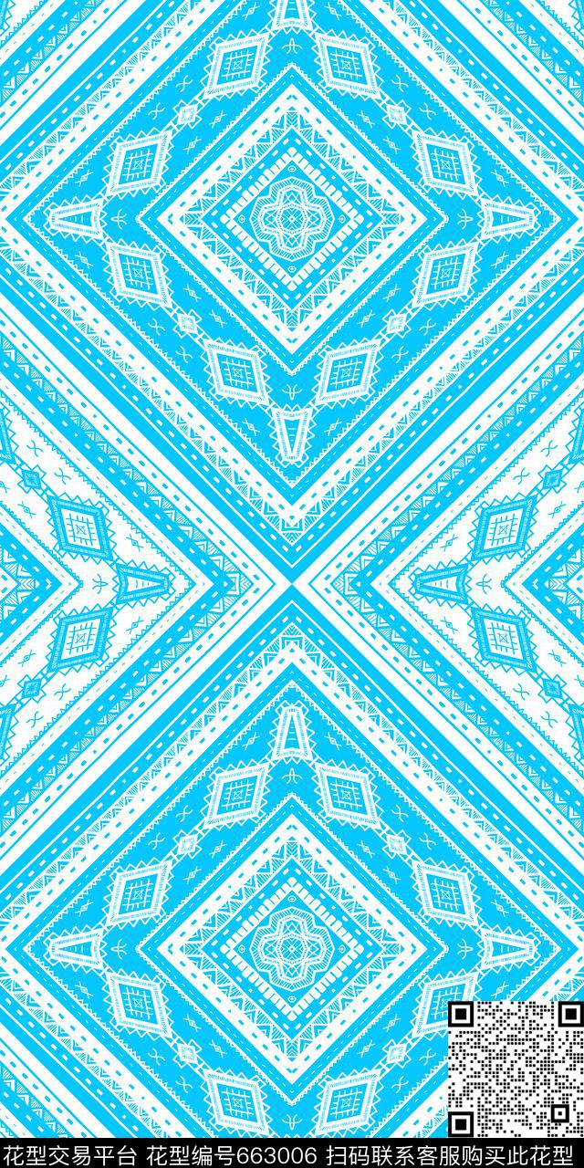 印第安波西米亚欧美传统印花华亿平台下载（图片编号: 663006） - 瓦栏（Walan）