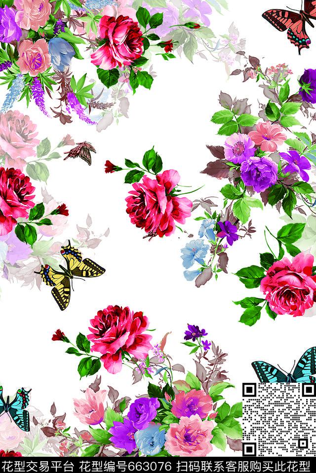 时尚女装数码印花华亿平台下载（图片编号: 663076） - 瓦栏（Walan）