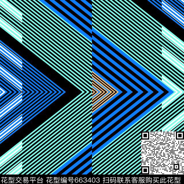 不规则几何色块条纹传统印花华亿平台下载（图片编号: 663403） - 瓦栏（Walan）