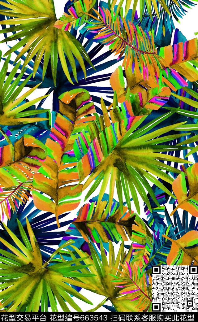 泳装比基尼热带风情数码印花华亿平台下载（图片编号: 663543） - 瓦栏（Walan）
