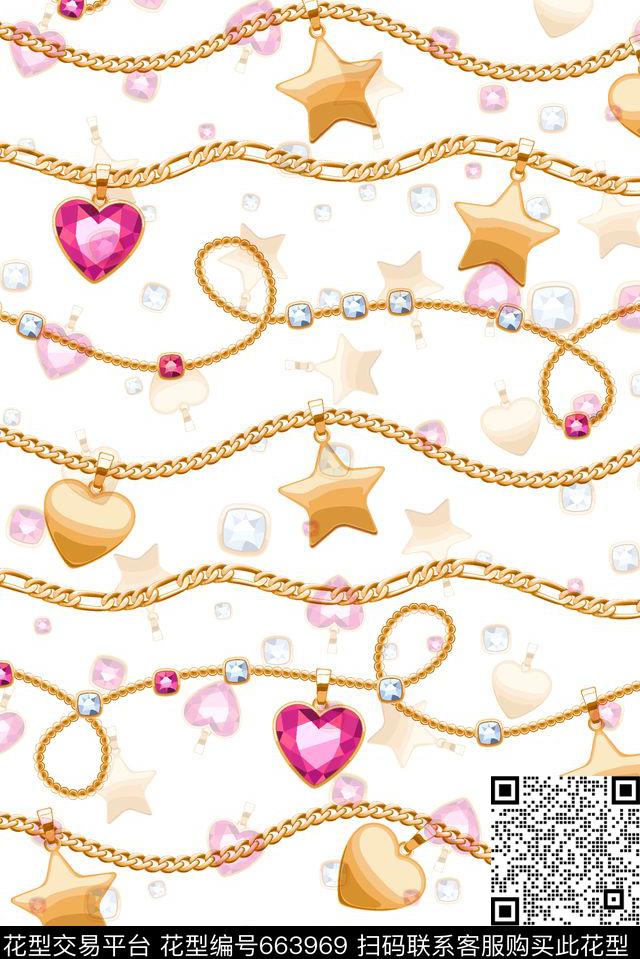 砖石星星宝石数码印花华亿平台下载（图片编号: 663969） - 瓦栏（Walan）