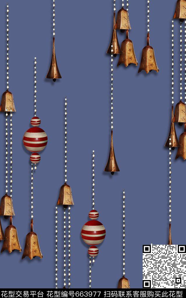 风铃摆件珠宝数码印花华亿平台下载（图片编号: 663977） - 瓦栏（Walan）