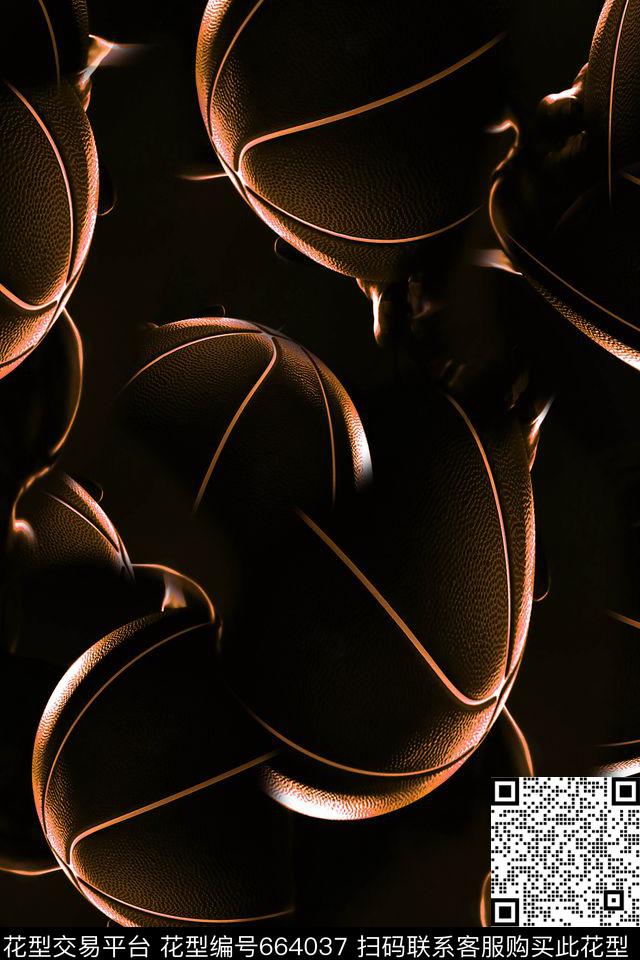 篮球线条光束数码印花华亿平台下载（图片编号: 664037） - 瓦栏（Walan）