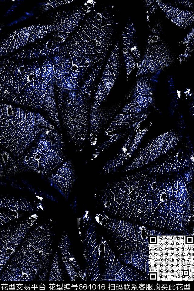 经络抽象纹路数码印花华亿平台下载（图片编号: 664046） - 瓦栏（Walan）