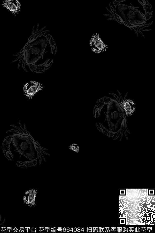 螃蟹男装休闲商务传统印花华亿平台下载（图片编号: 664084） - 瓦栏（Walan）