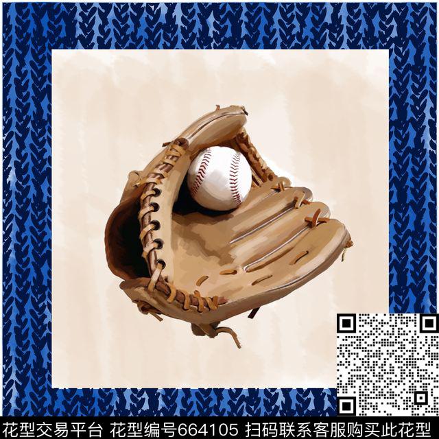 棒球运动休闲数码印花华亿平台下载（图片编号: 664105） - 瓦栏（Walan）