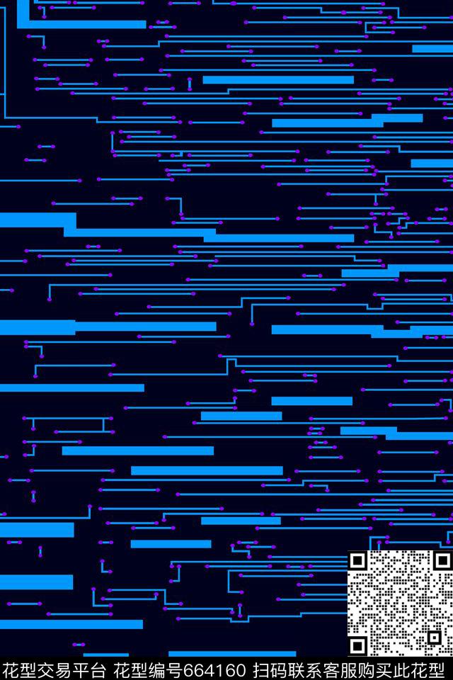 不规则几何几何线条解构传统印花华亿平台下载（图片编号: 664160） - 瓦栏（Walan）